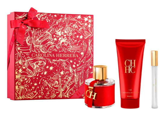 SET CH 3 Piezas Dama EDT 100ml + Locion Corporal 100ml + Miniatura 10ml