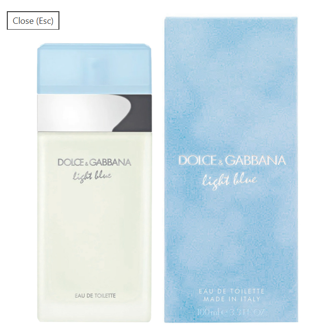 Dolce & Gabbana Light Blue EDT 100ml Dama
